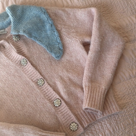 Zara jewel button knit cardigan - Picture 8 of 16